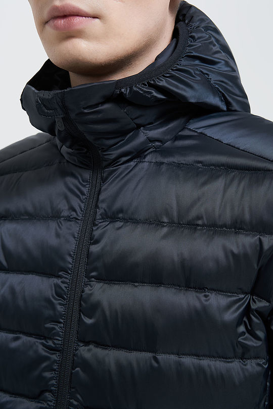Lightweight puffer down jacket 3 | BLACK | Audimas