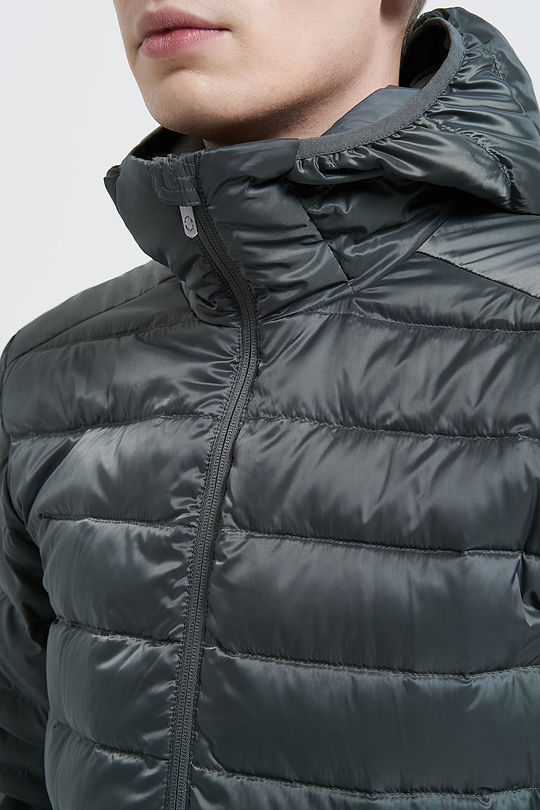 Lightweight puffer down jacket 3 | GREY/MELANGE | Audimas