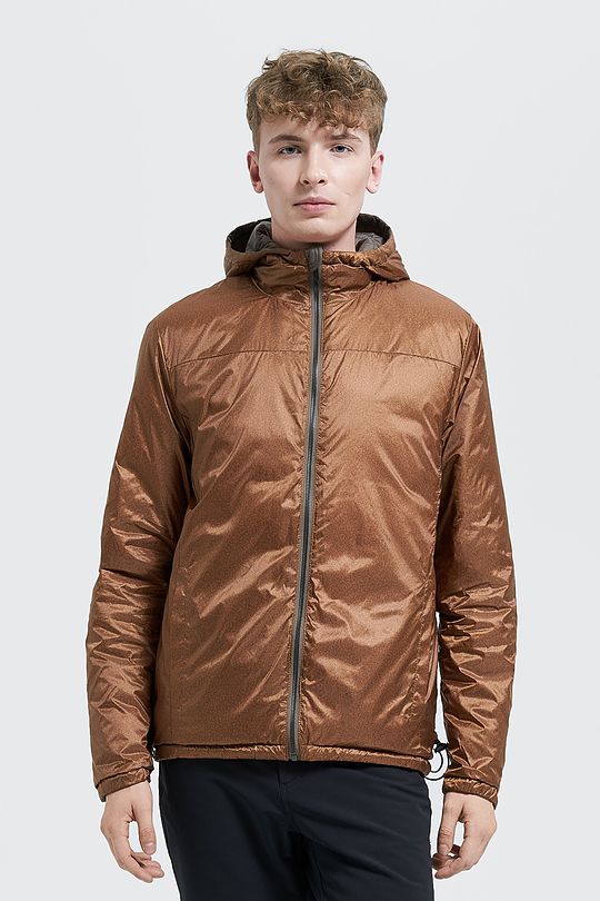 Reversible Thermore insulated jacket 8 | BROWN/BORDEAUX | Audimas