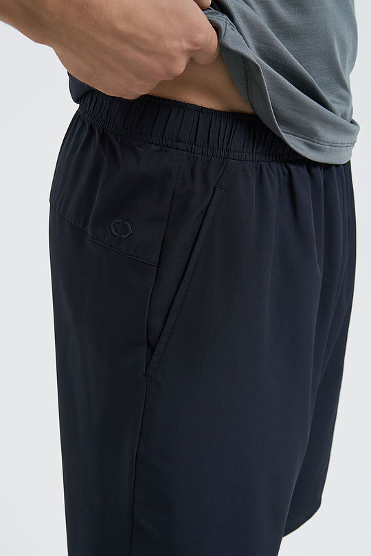 Long stretch woven shorts 3 | BLACK | Audimas