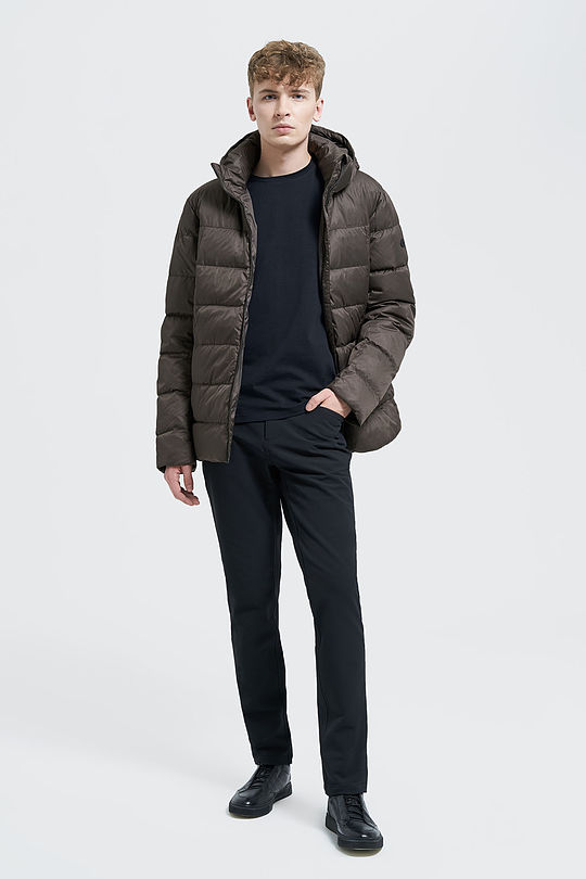 Puffer down jacket 4 | BROWN/BORDEAUX | Audimas