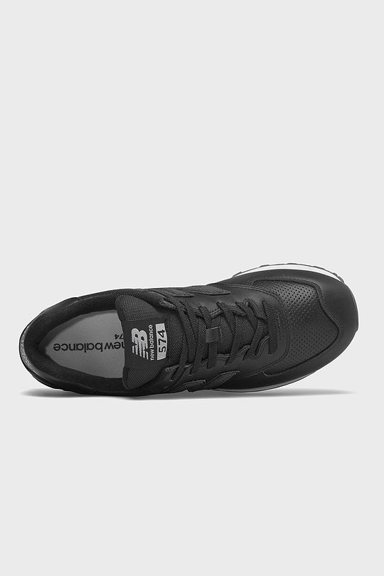 NEW BALANCE Men's ML574SNR Casual Sneaker 5 | SNR BLACK/WHITE | Audimas