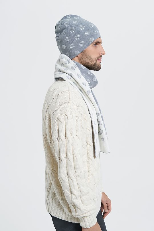 Knitted cap of wool FOREST MOOD 3 | GREY/MELANGE | Audimas