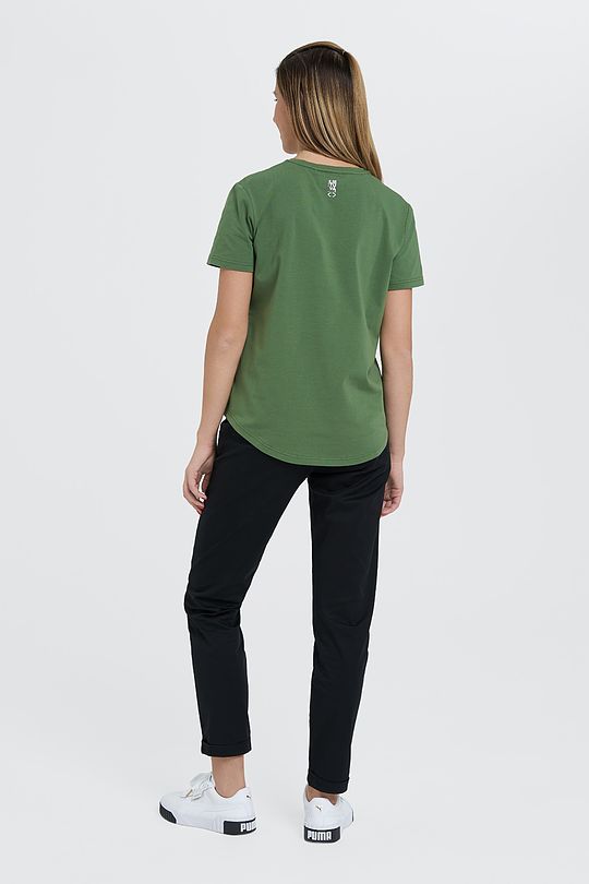 Cotton tee SURINK LIETUVĄ 7 | GREEN/ KHAKI / LIME GREEN | Audimas