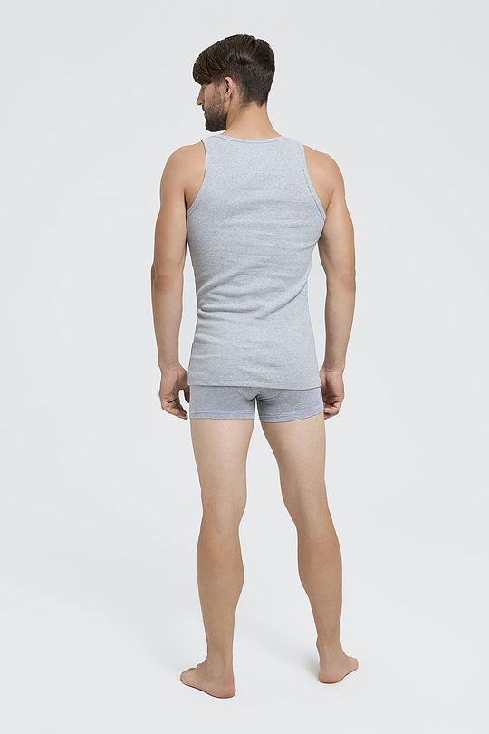 Organic cotton tank top 5 | GREY/MELANGE | Audimas