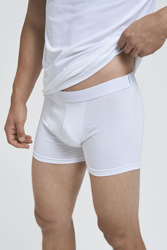 Organic cotton boxer 3 | WHITE | Audimas