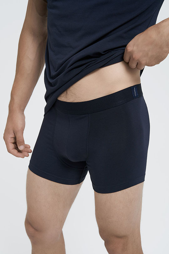 Organic cotton boxer 3 | DARK NAVY | Audimas