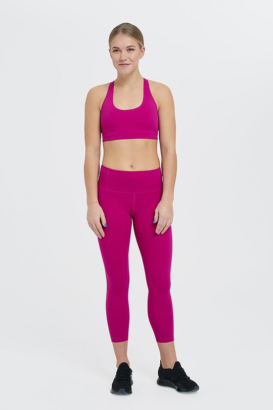 Functional 3/4 leggings 4 | RED/PINK | Audimas