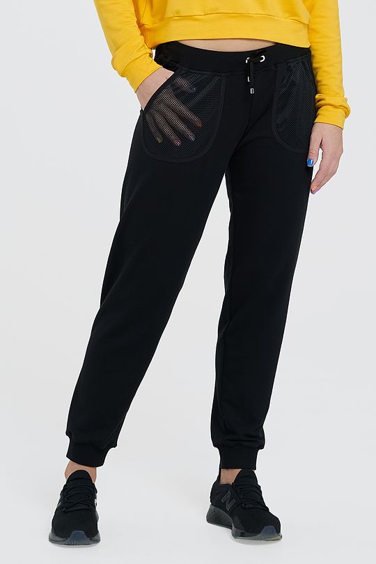 Stretch versized sweatpants 1 | BLACK | Audimas