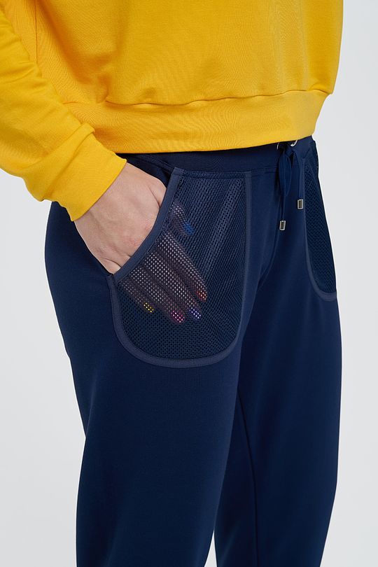 Stretch versized sweatpants 3 | BLUE | Audimas