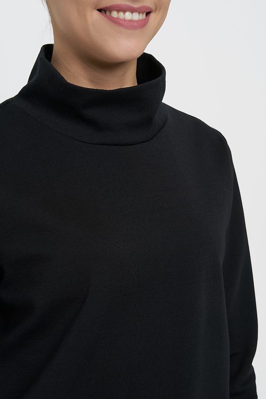 Merino wool mix jumper 3 | BLACK | Audimas