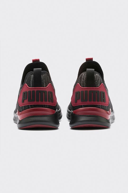 PUMA Men's  IGNITE Flash evoKNIT Sneaker 4 | BLACK/RHUBARB | Audimas