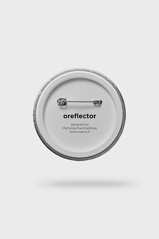 Reflector OREFLECTOR MINI 38mm 2 | GREY/MELANGE | Audimas