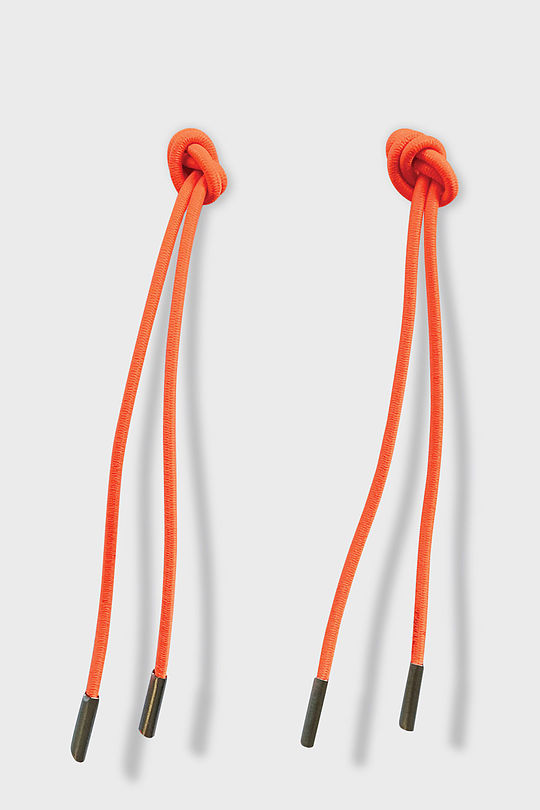 Elastic shoelaces LAST KNOT 50 cm 1 | YELLOW/ORANGE | Audimas