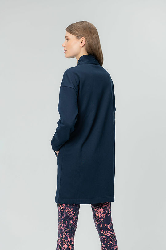 Long zip-through jacket 2 | BLUE | Audimas