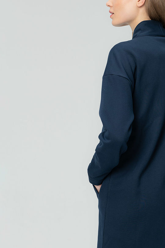 Long zip-through jacket 3 | BLUE | Audimas
