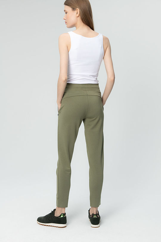 Soft touch modal sweatpants 2 | GREEN/ KHAKI / LIME GREEN | Audimas