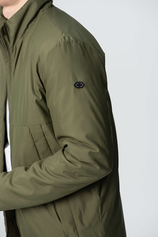 Short jacket with Thermore thermal insulation 3 | GREEN/ KHAKI / LIME GREEN | Audimas