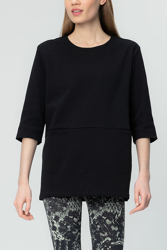 cotton sweatshirt 3 | BLACK | Audimas