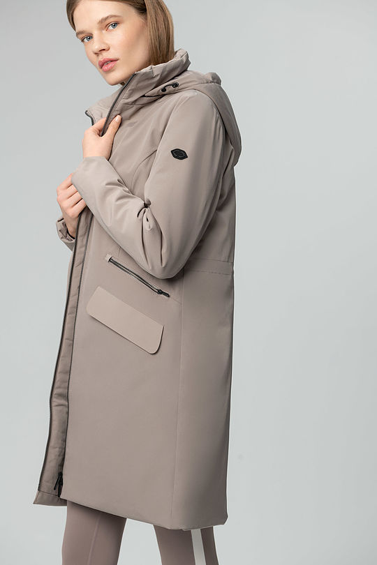 Long jacket with Thermore thermal insulation 1 | GREY/MELANGE | Audimas