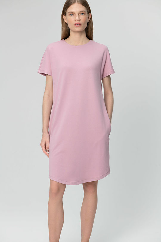 Soft surface modal dress 4 | RED/PINK | Audimas
