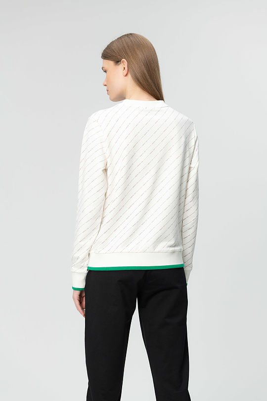 Stretch cotton sweatshirt 2 | WHITE | Audimas
