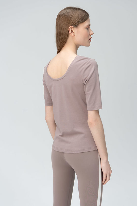 Fitted soft touch modal tee 2 | GREY/MELANGE | Audimas
