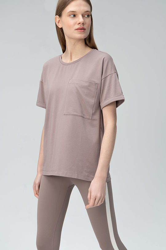 Oversized soft touch modal tee 1 | GREY/MELANGE | Audimas