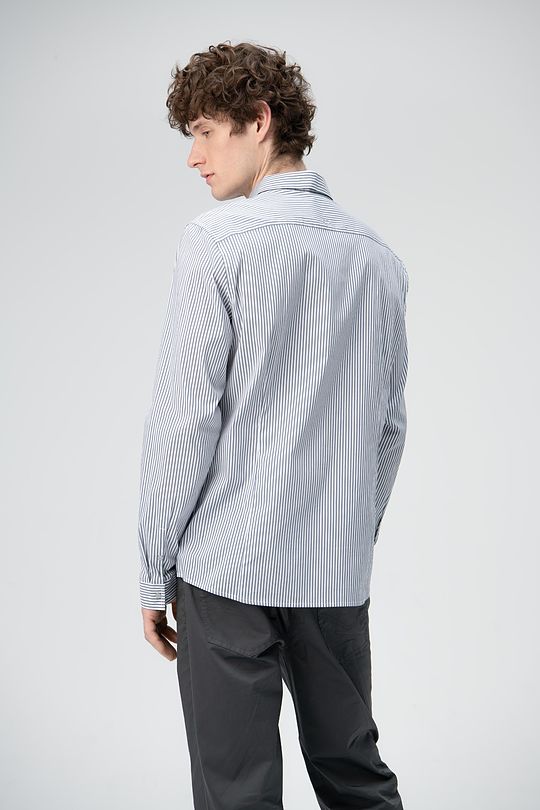 Stretch fabric shirt 2 | BLUE | Audimas