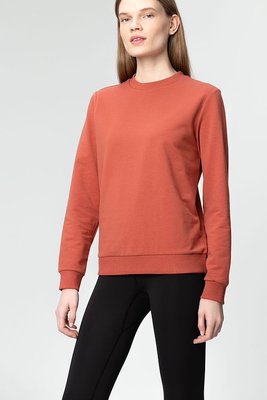 stretch cotton sweatshirt 1 | RED/PINK | Audimas