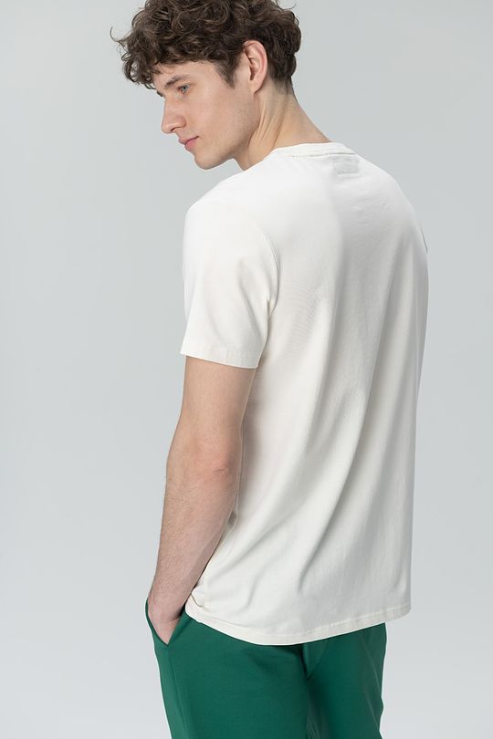 cotton tee with print 2 | WHITE | Audimas