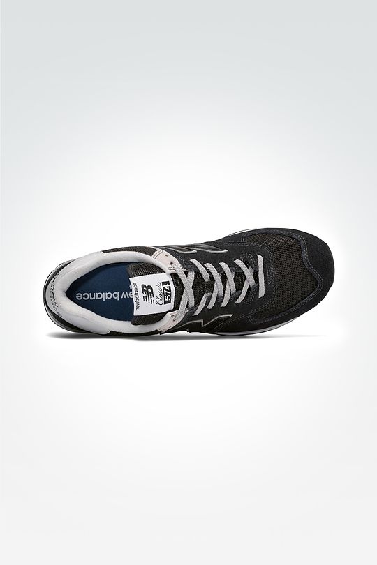 NEW BALANCE Men's MH574EGK Casual Sneaker 7 | BLACK | Audimas