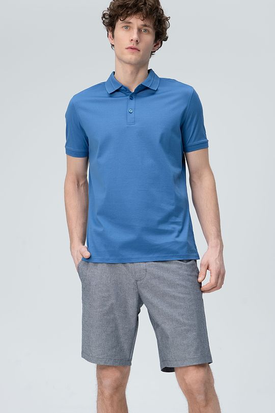 mercerised cotton polo shirts