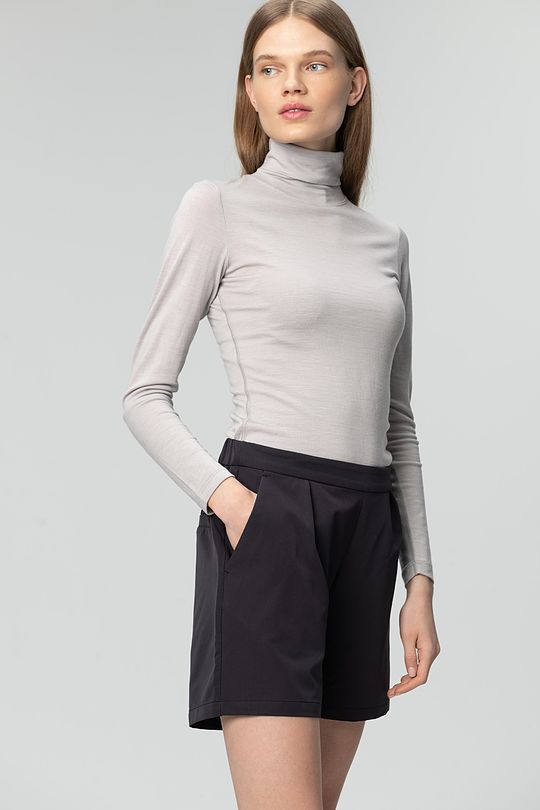 Light stretch fabric shorts 4 | BLACK | Audimas