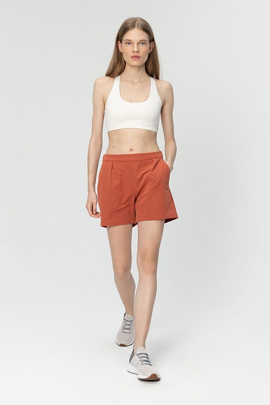 Light stretch fabric shorts 3 | RED/PINK | Audimas