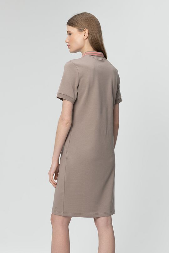 Soft surface modal polo dress 2 | GREY/MELANGE | Audimas