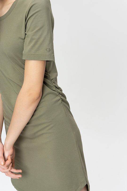 Soft touch modal dress 3 | GREEN/ KHAKI / LIME GREEN | Audimas