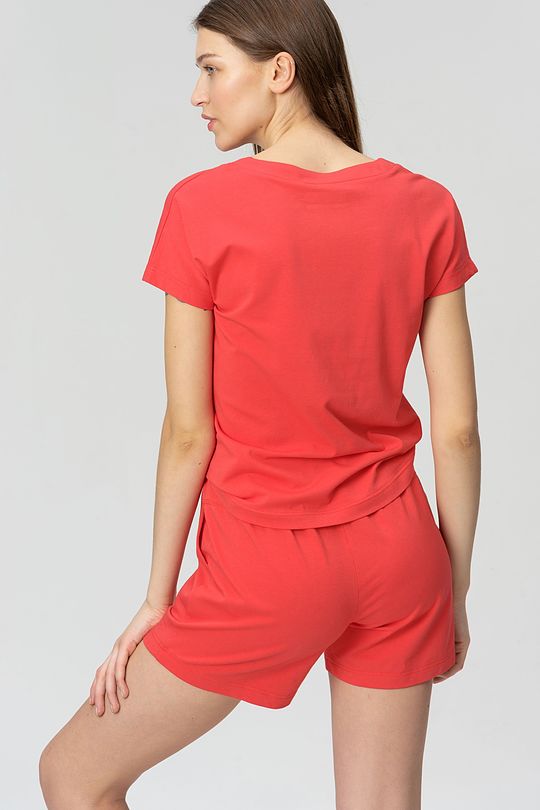 Soft touch modal shorts jumpsuit 2 | RED/PINK | Audimas