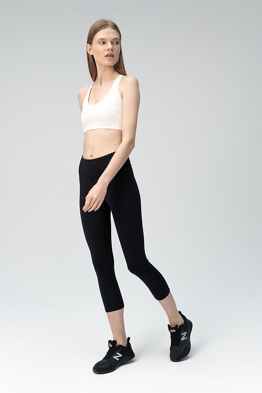 Functional 3/4 leggings 1 | BLACK | Audimas