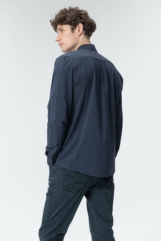 Wrinkle-free stretch shirt 2 | BLUE | Audimas