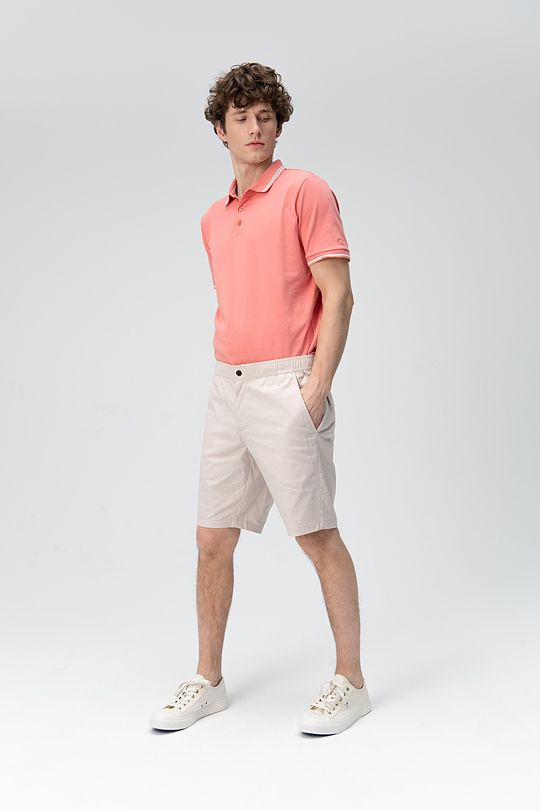 Cotton lightweight fabric shorts 4 | GREY/MELANGE | Audimas
