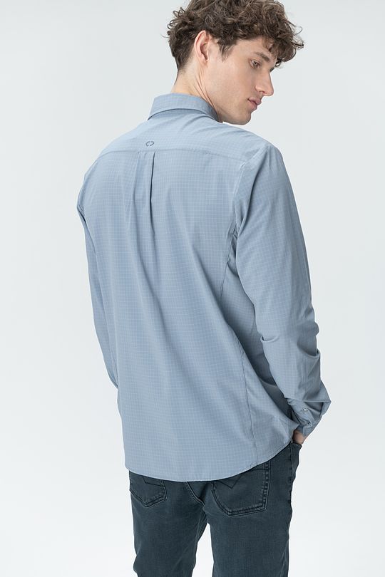 Wrinkle-free stretch shirt 2 | GREY/MELANGE | Audimas