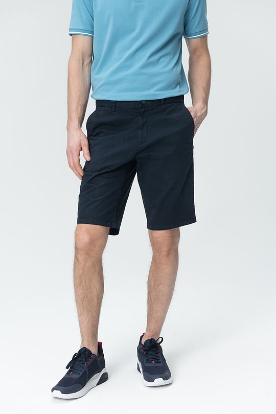 Cotton chino shorts 1 | BLUE | Audimas