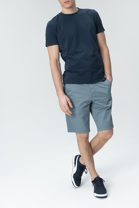 Cotton chino shorts 3 | BLUE | Audimas