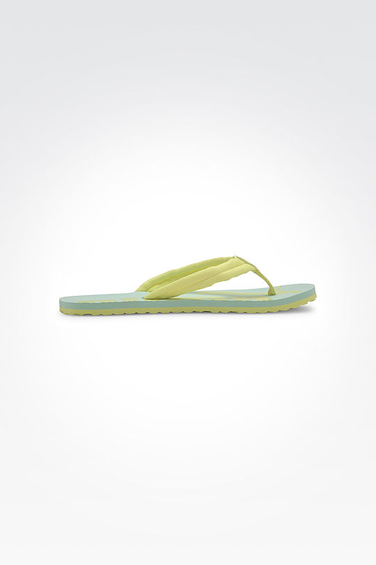 PUMA Women's Epic Flip V2 Athletic Sandal 6 | SUNNY LIME/MIST GREE | Audimas