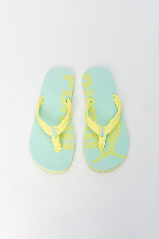 PUMA Women's Epic Flip V2 Athletic Sandal 1 | SUNNY LIME/MIST GREE | Audimas