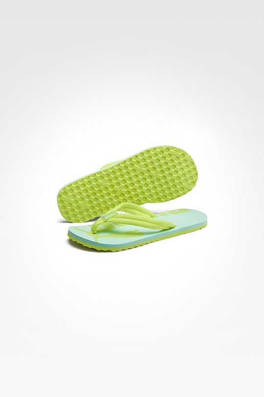 PUMA Women's Epic Flip V2 Athletic Sandal 2 | SUNNY LIME/MIST GREE | Audimas