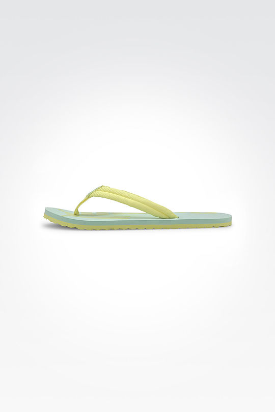 PUMA Women's Epic Flip V2 Athletic Sandal 4 | SUNNY LIME/MIST GREE | Audimas