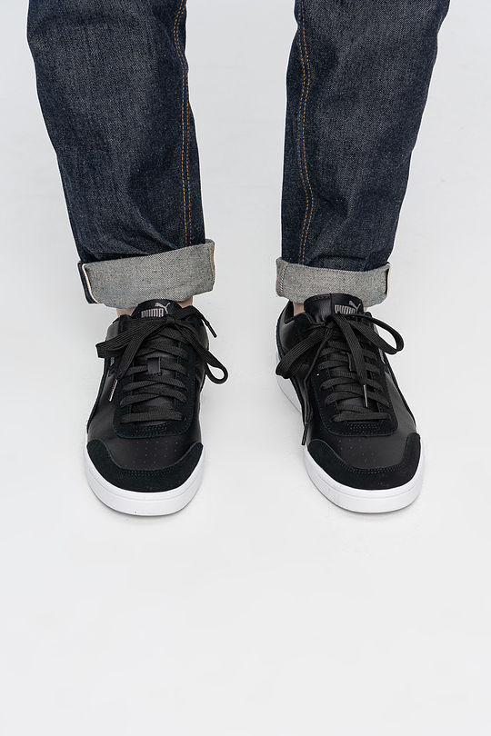 puma black shoes mens jeans