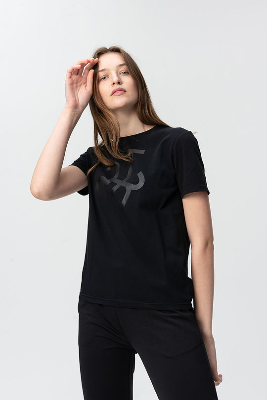 Short sleeve tee 4 | BLACK | Audimas